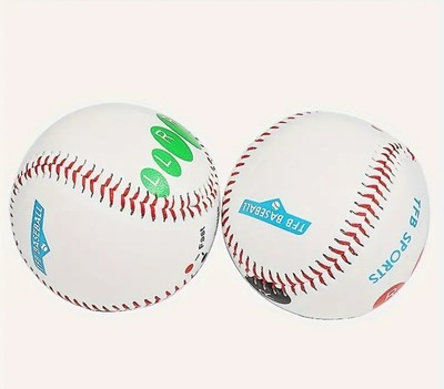 Pitching Training Baseball w/ Color Coded Finger Placement for Different Pitches