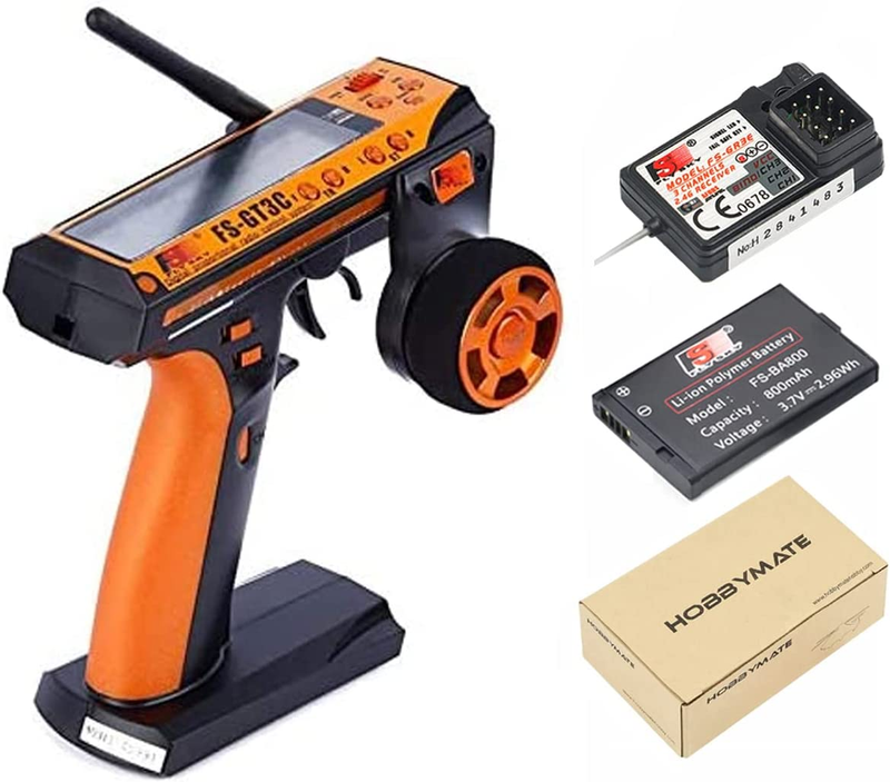 HOBBYMATE  RC FS-GT3C Remote Controller, Radio Controller 3 Channel Radio Transm