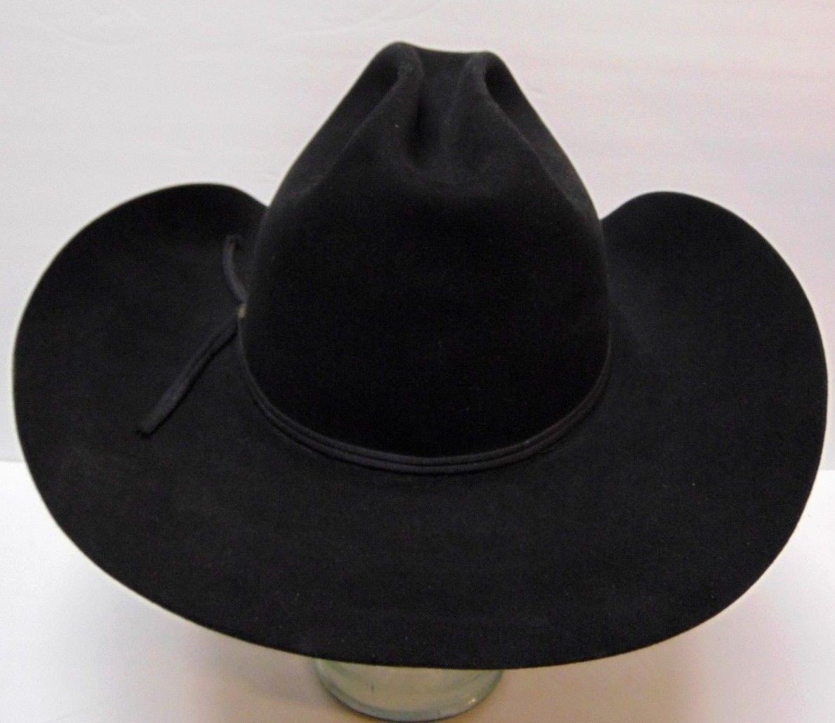 Vtg RESISTOL BLACK DIAMOND CATTLEMAN 15X FUR FELT COWBOY HAT Size 7 3/4 62 USA