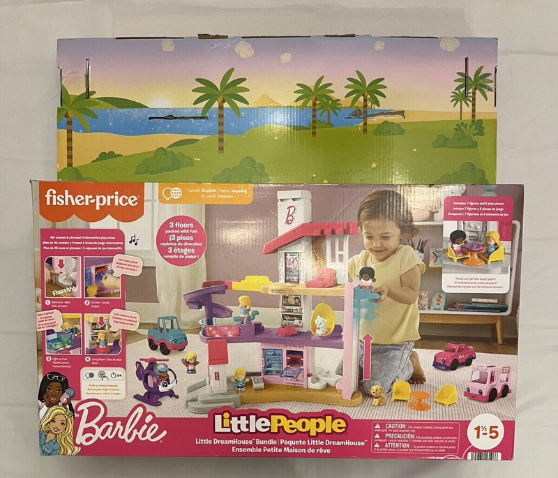 2023 Fisher Price Little People Barbie Dreamhouse New Opened Box