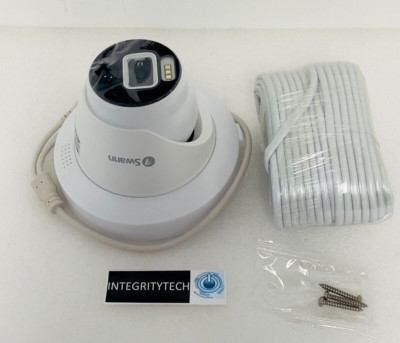 Swann 4K Enforcer IP Dome Camera plus Cable SWNHD-900DE White, NEW
