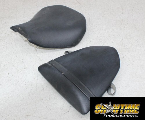 06-07 KAWASAKI NINJA ZX10R FRONT REAR SEATS SEAT PAIR (SEE