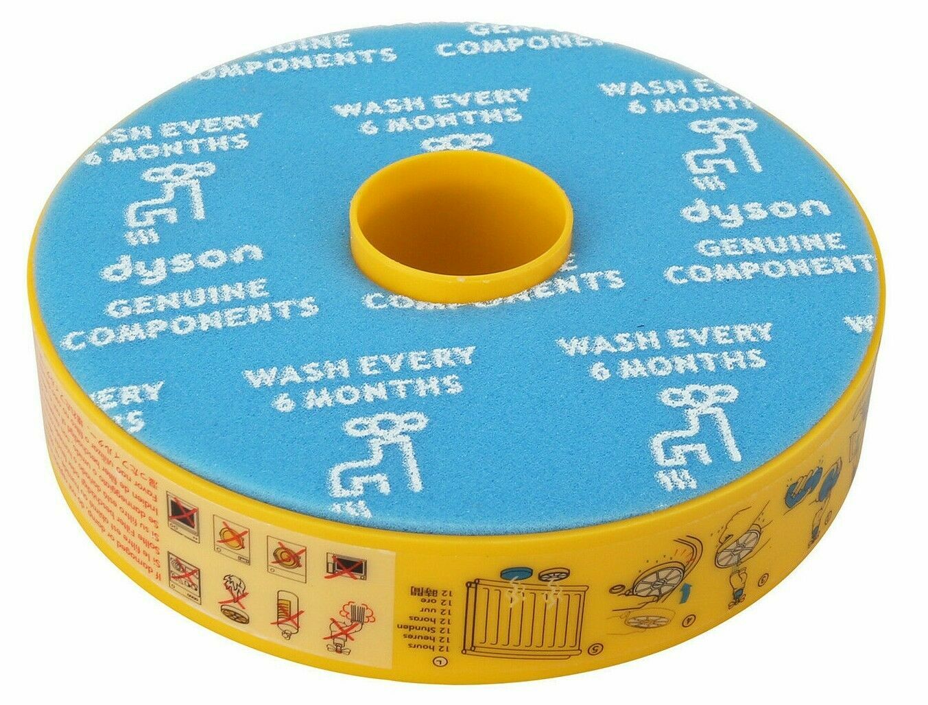 2 x Genuine Dyson Washable Pre Motor Filters DC07 Animal Vacuum Cleaner