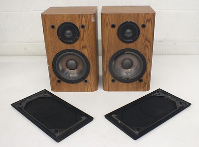 vintage infinity bookshelf speakers