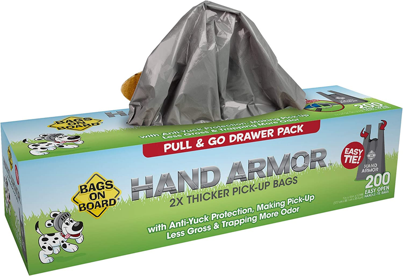 Dog Poop Bags - Extra Thick Waste Pickup Bags with Easy Tie Ha...