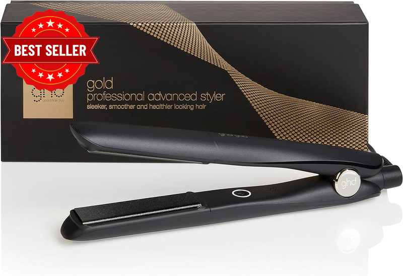 Gold Professional Hair Straightener, a Versatile Hair Straightening and Curling 