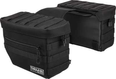 THRASHIN SUPPLY CO. Essential Saddlebags - Black TSB-0006