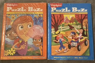 (2) Brand New Sealed Highlights Puzzle Buzz 2 Packs. Young Fun From Puzzlemani