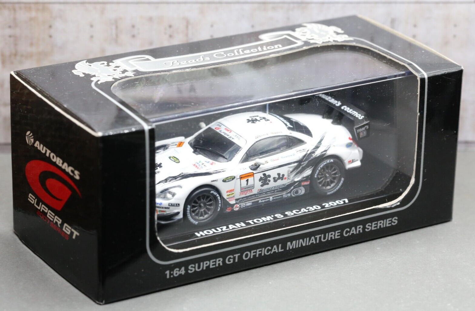 ★ ミニカー★ Kyosho 1/64 Beads Collection Lexus Team Houzan Tom's SC430