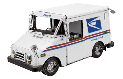Fascinations Metal Earth USPS Grumman LLV Mail Delivery Vehicle Truck Model Kit