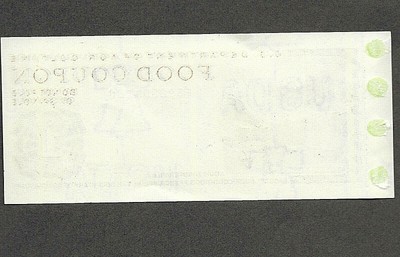 FOOD STAMP COUPON UNC 1995 B $1.00 F39235112Q  M/C I USDA NOTE