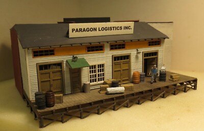 PARAGON LOGISTICS INC.. BUILT, WOOD, WEATHERED, DETAILED. HO