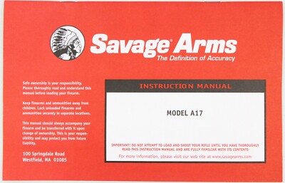 Savage 99 Owners Manual