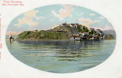 Fort Alcatraz San Francisco Bay California United States now Prison pc Ref U102