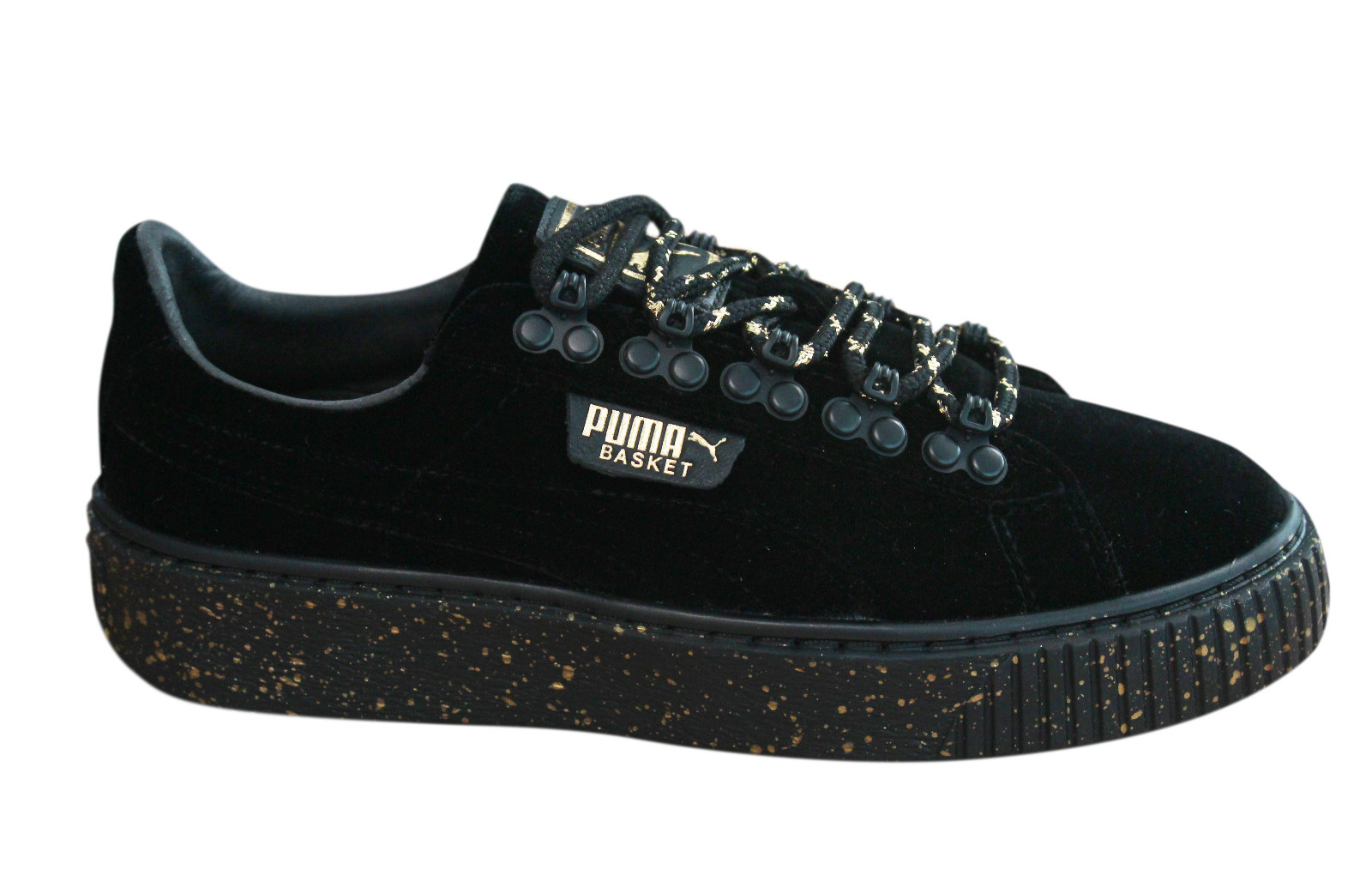 puma velvet platform
