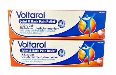 Voltarol Joint Pain Relief Gel 12 Hour Pain Relief 2.32% Gel  | 2 X 50g