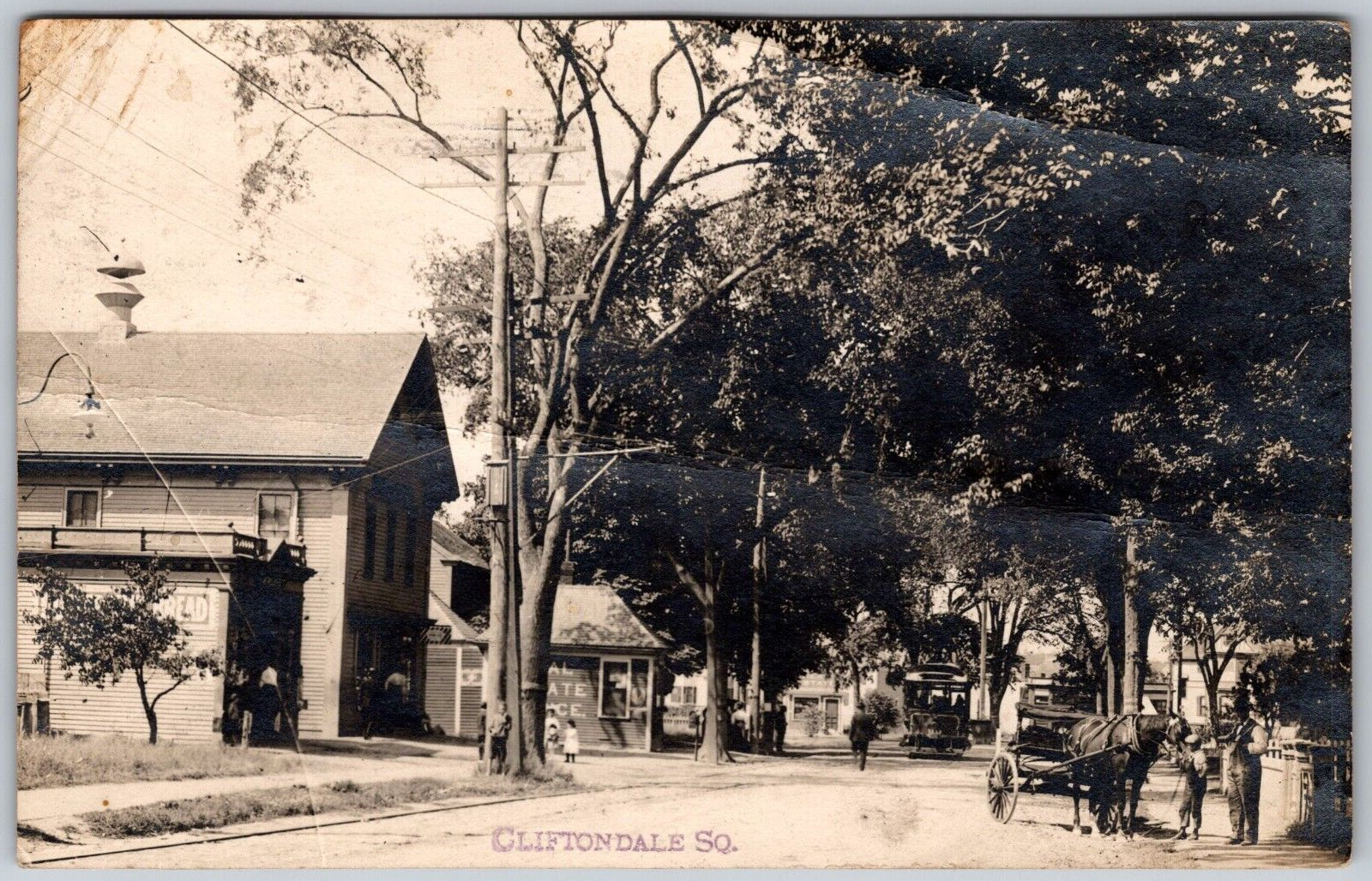 Postcard CliftonDale SQ.