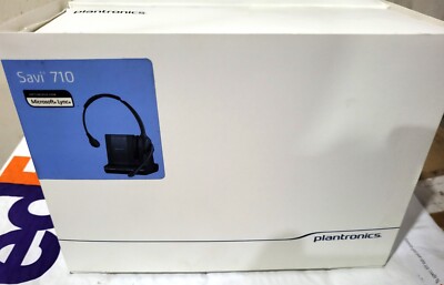 Plantronics Savi W710-M  Multi-device Noise-Cancel Wireless Headset System. New