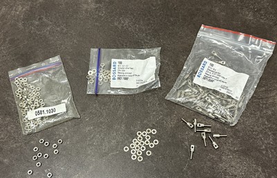 Bossard 3130548 SO M3 Anchor Screw Standoff W/ Eyelet M3 x 18,4, Nuts, 100-Pack!