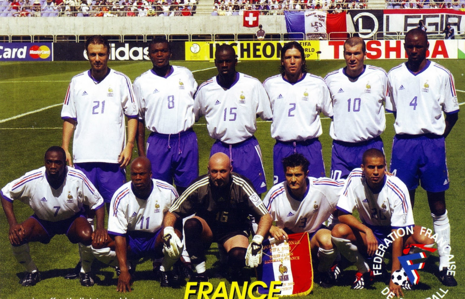 France WORLD CUP 2002 Away Shirt Football Soccer Jersey