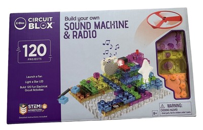 E-Blox Circuit Blox Build Radio 120 Project STEM Building Bricks Set CB0026 New