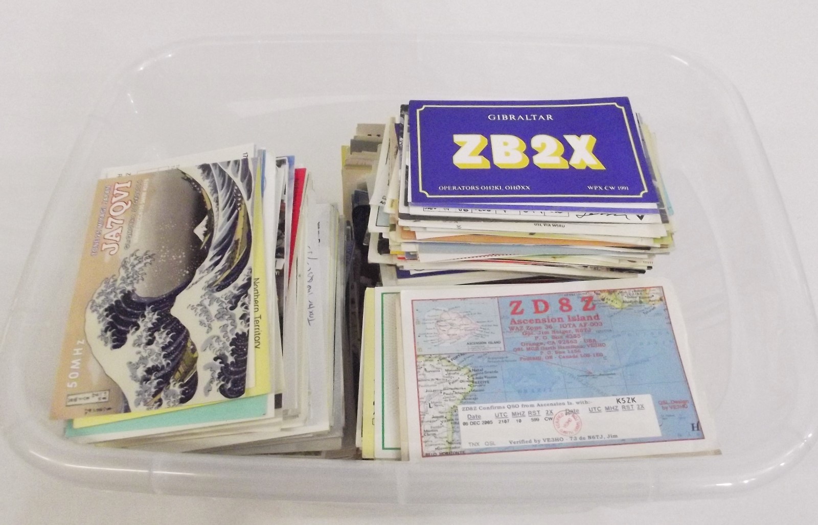 Ham Radio QSL Cards Vintage & Antique Lot 9+ Pounds 750-1000 Postcards?