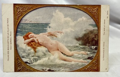 Artist Henri Gervex | Female Nude Study | The Birth Of Venus | Salon de Paris