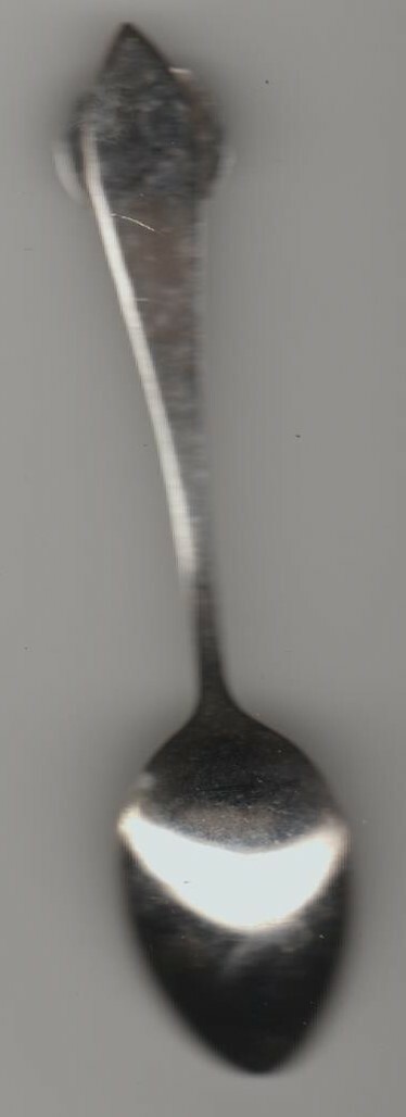 United States Coast Guard Academy USCGA 1876 Anchor Souvenir Spoon New London CT