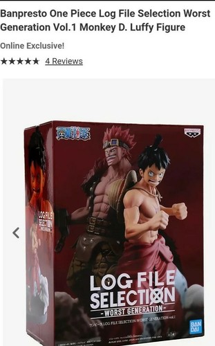 New Banpresto One Piece Log File Selection Worst Generation Vol 1 Monkey D Luffyのebay公認海外通販 セカイモン