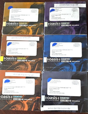 Oasis Country Lot Of 6 CD's 1,2,5,5,6,6 Brand New Sealed