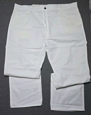 Dickies Mens 42 X 32 Painter's Pants, White Flex. Relaxed Fit. Tool Pockets