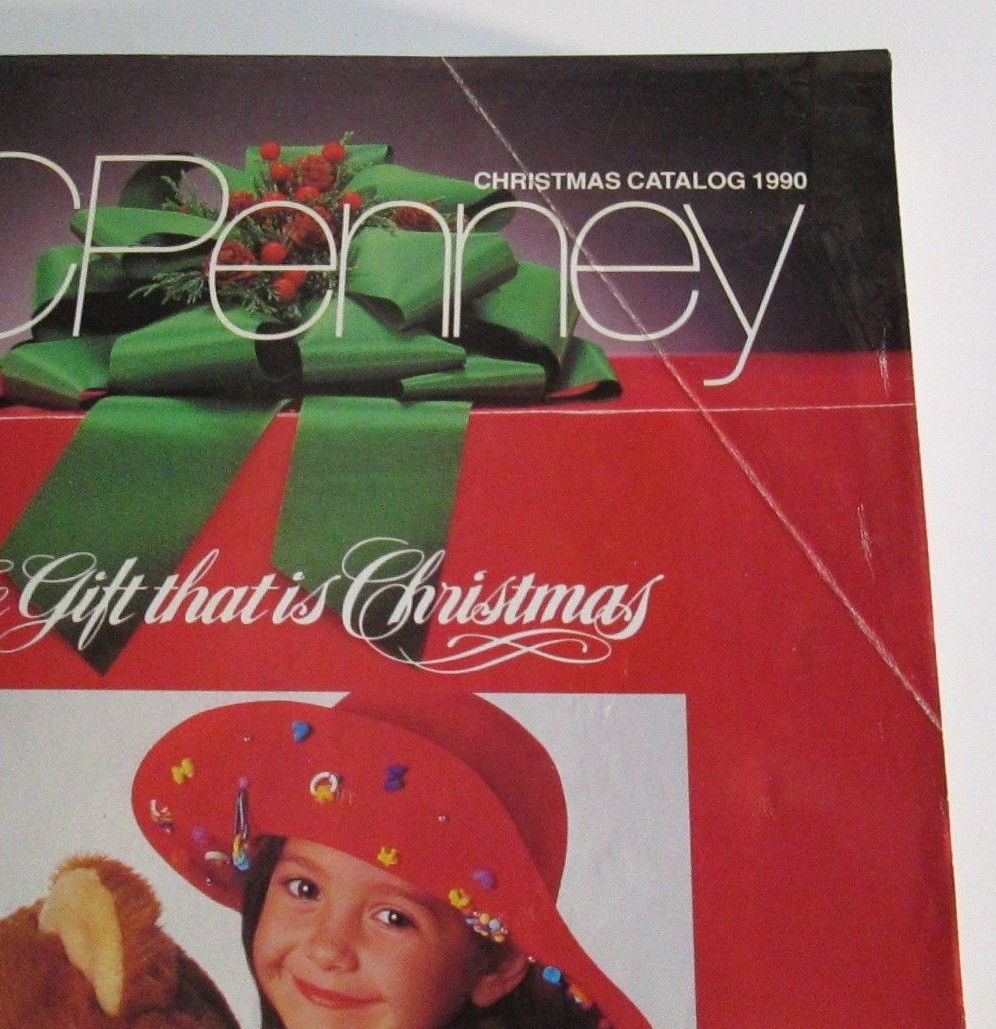 Vintage JC Penney Christmas Wish Book Catalog 1990
