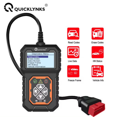 Automotive OBD2 Scanner Code Reader Car Diagnostic Scan Tool Check Engine Fault 