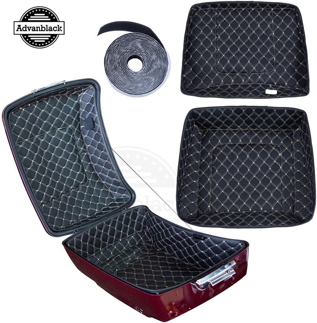 Amber Whiskey King Tour Pack Pak Trunk Black Latch Hinges Amber Whiskey King Tour Pack Pak Trunk Black Latch Hinges