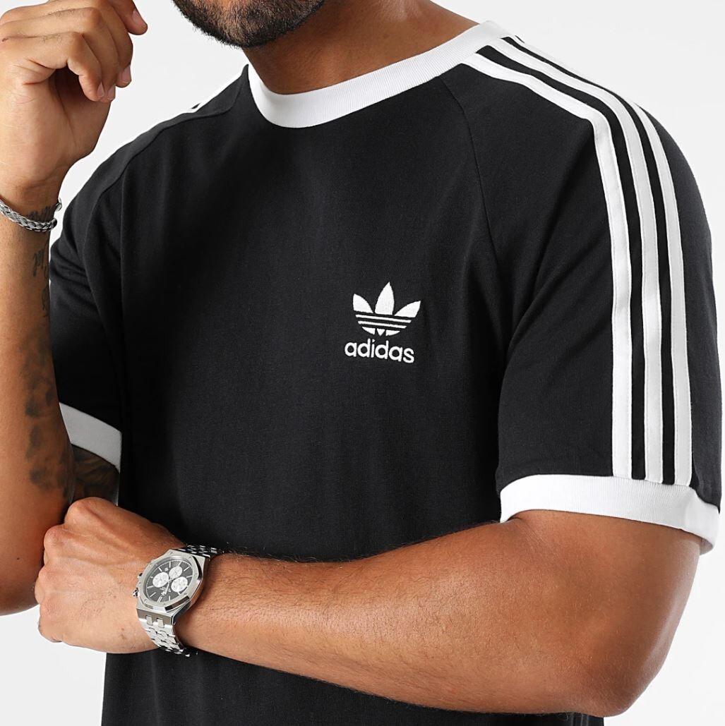 Tシャツ・カットソー adidas 3S T Black IA4845 adidas アディダス M 3ST TEE ショートスリーブ IA4845 BLACK（T