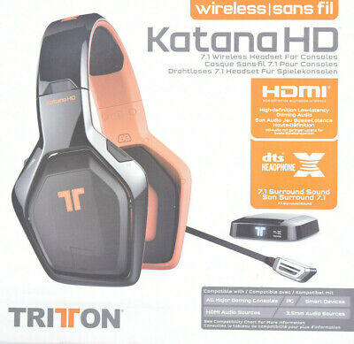 MAD CATZ Tritton Katana Wireless 7.1 Gaming Headset Kopfhörer PS5 PS4 Xbox PC