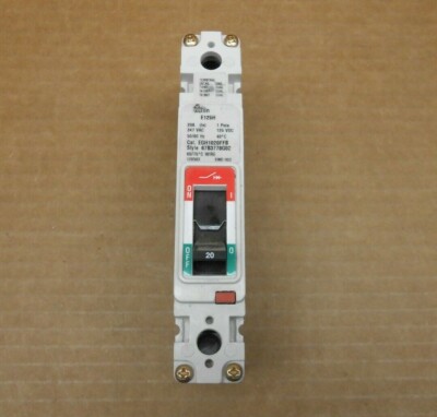 NEW CUTLER HAMMER E125H EGH1020 EGH1020FFB CIRCUIT BREAKER 20A 1P 240V (2 AVAL)