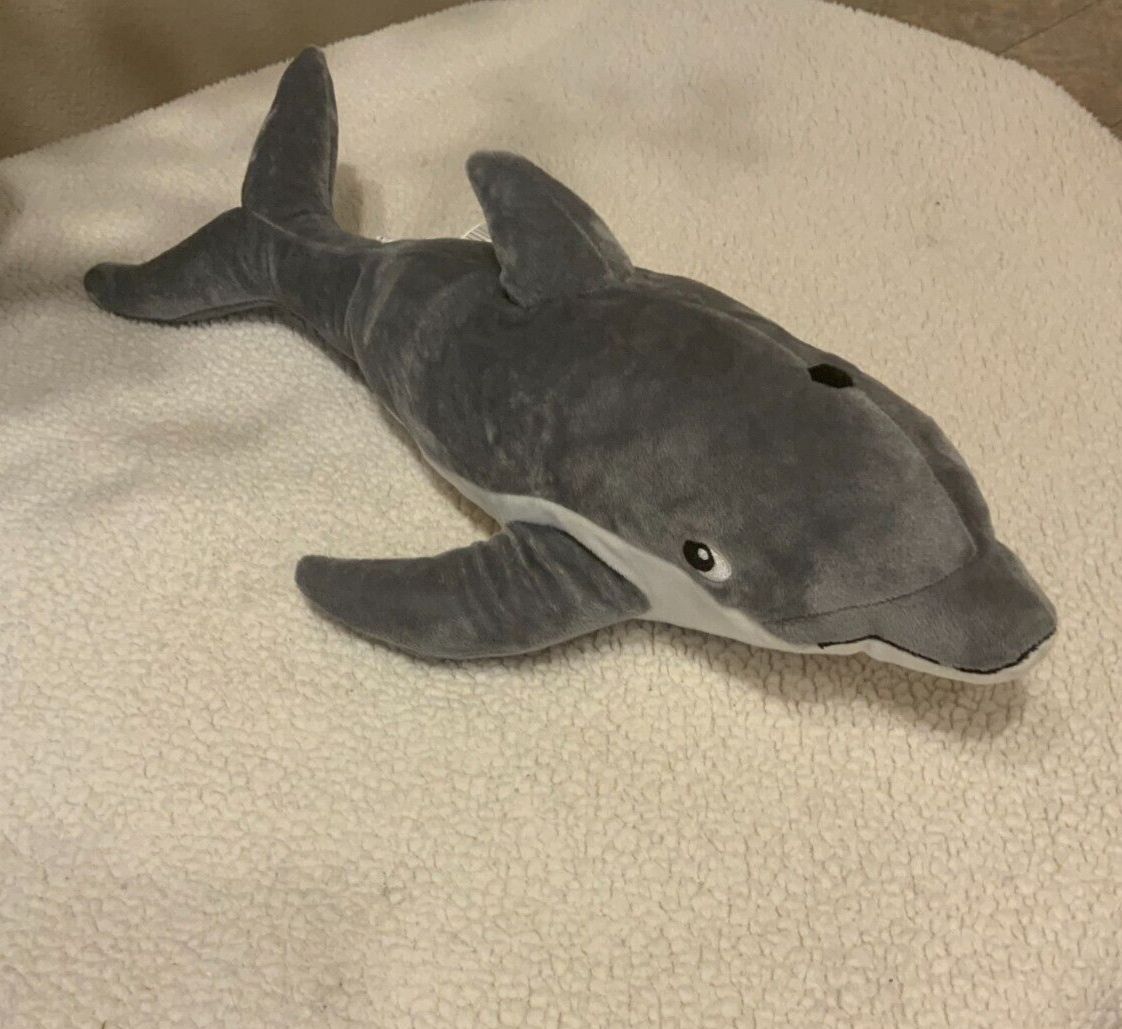 IKEA Baby Dolphin 20" Stuffed Animal Children Soft Toy GrayBLAVINGAD NEW