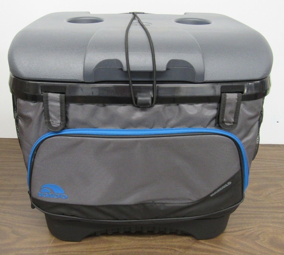 Igloo MaxCold 40 Quart Cool Fusion Wheeled Cooler - Black - See Description
