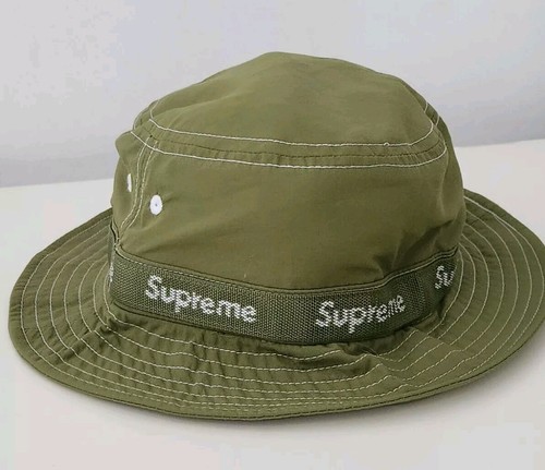 supreme levis bell hat ブラック M/L FW19 Supreme x Levi'S Nylon Bell Hat crusher S/M Black