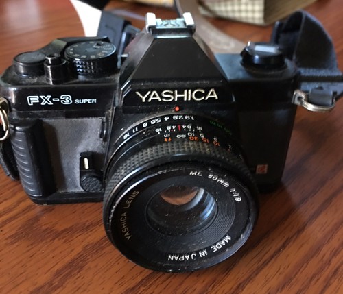 Yashica FX-3 Super 35mm SLR w/ml 50mm 1:1.9 Lens - Take A