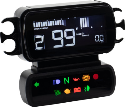 Koso D2 LCD Multi-Function Motorcycle Speedometer 2018-2023 Harley Softail FXLRS