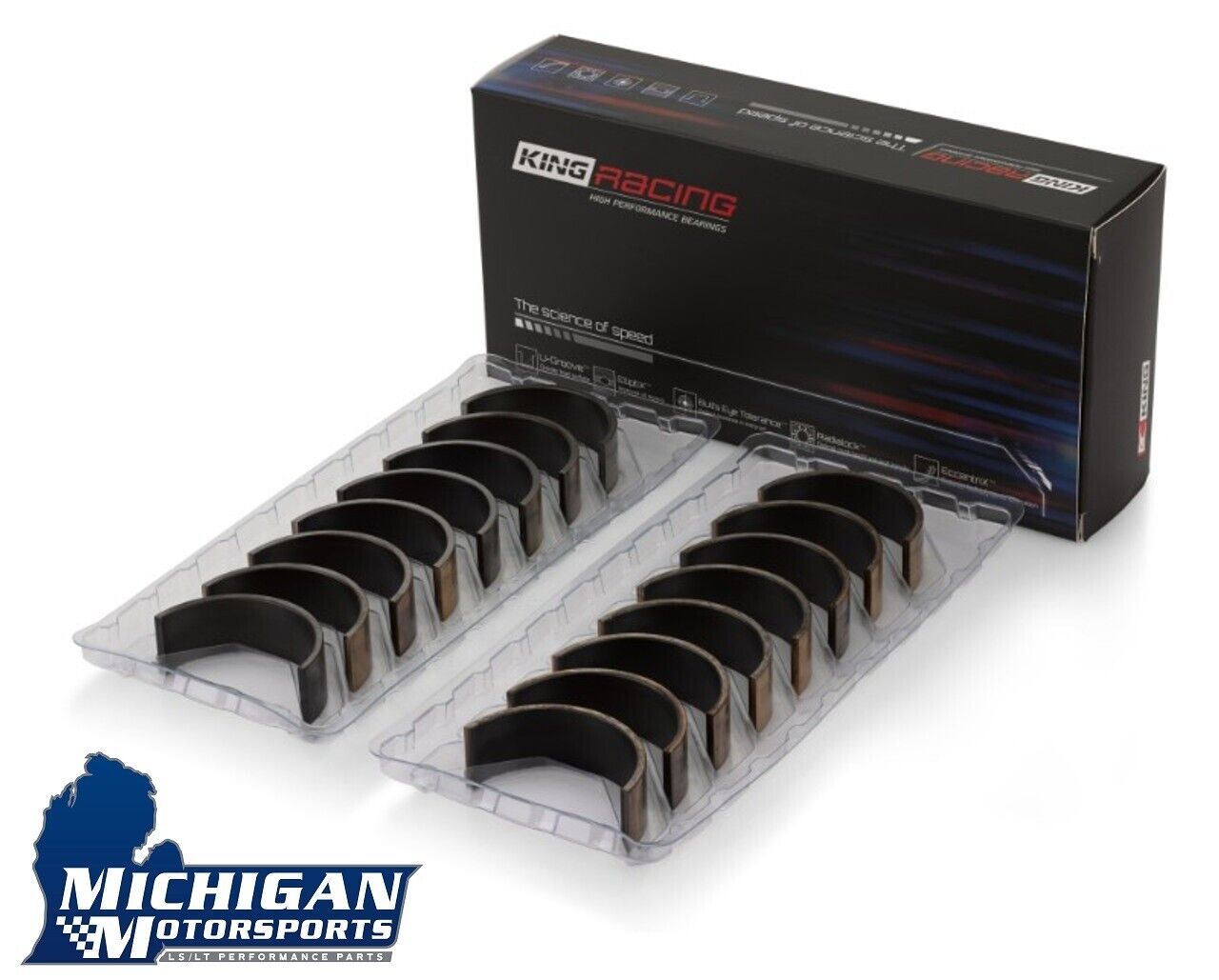 King Bearings Rod Bearing Set GM 6.2L LT1/LT4 CR8057XPNC King Bearings Rod Bearing Set GM 6.2L LT1/LT4 CR8057XPNC