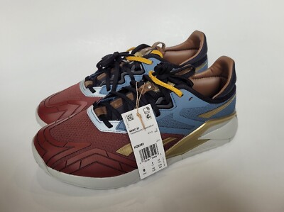 Reebok X DC Comics Nano X2 Wonder Woman Red Brave Blue Matte Gold Mens Size 9 US