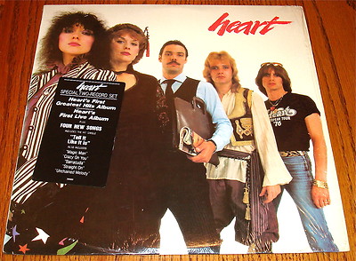 HEART GREATEST HITS LIVE ORIGINAL 2-LP'S STILL IN SHRINK