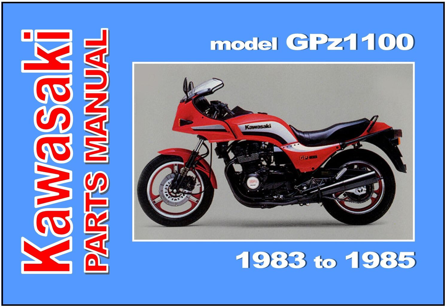 送料無料 1983-1984 GPZ1100 KZ1100R サービスマニュアル カワサキ