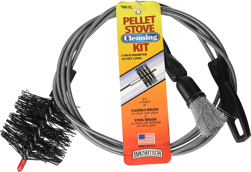 B67C Pellet Stove Cleaning Kit, Black