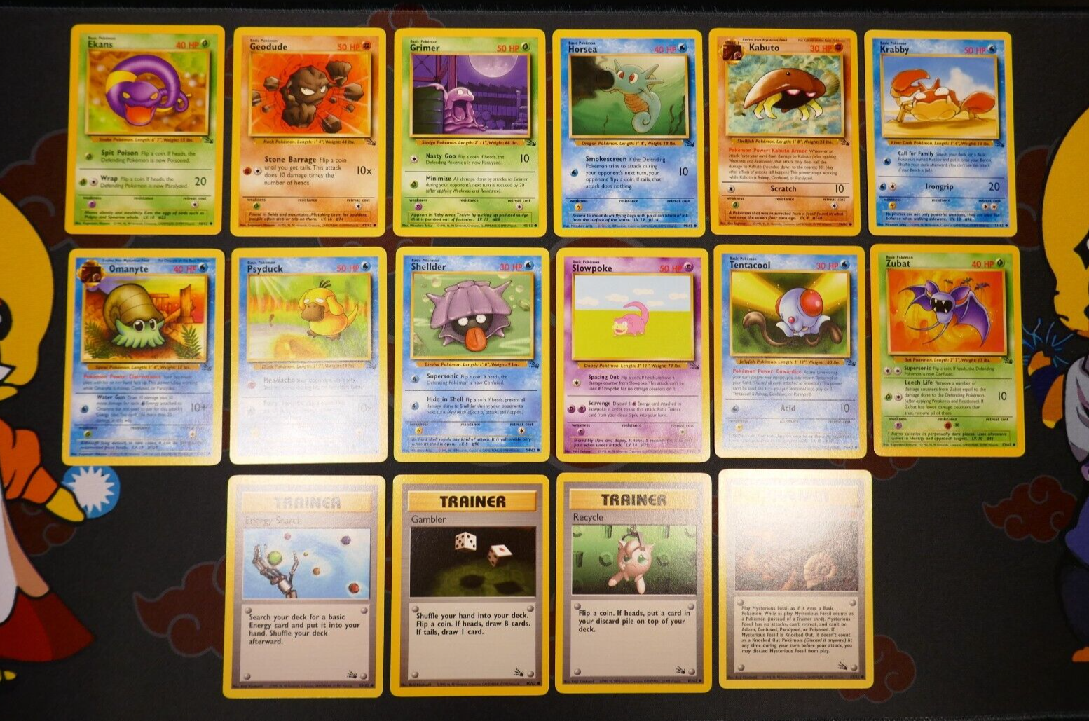LP/NM) Unlimited COMPLETE Pokemon Set 16-Card COMMON Non LP/NM) Unlimited COMPLETE Pokemon Set 16-Card COMMON Non