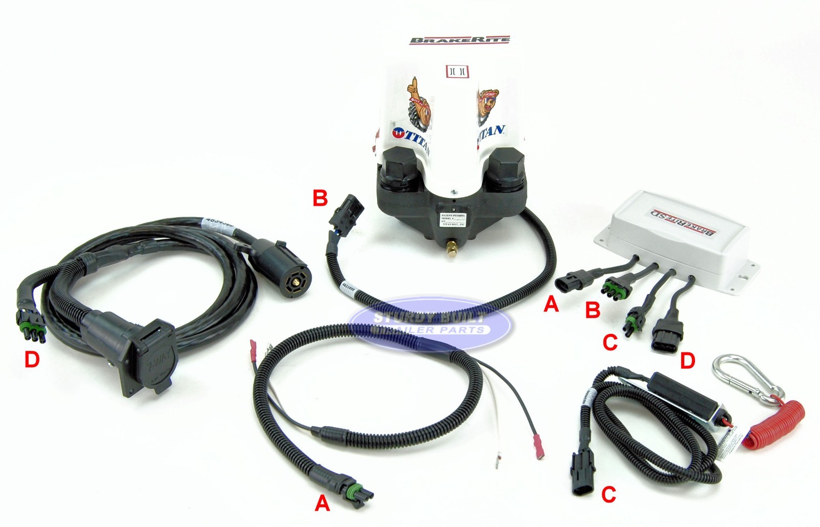 Titan BrakeRite II Severe Duty Electric Over Hydraulic Trailer Brake