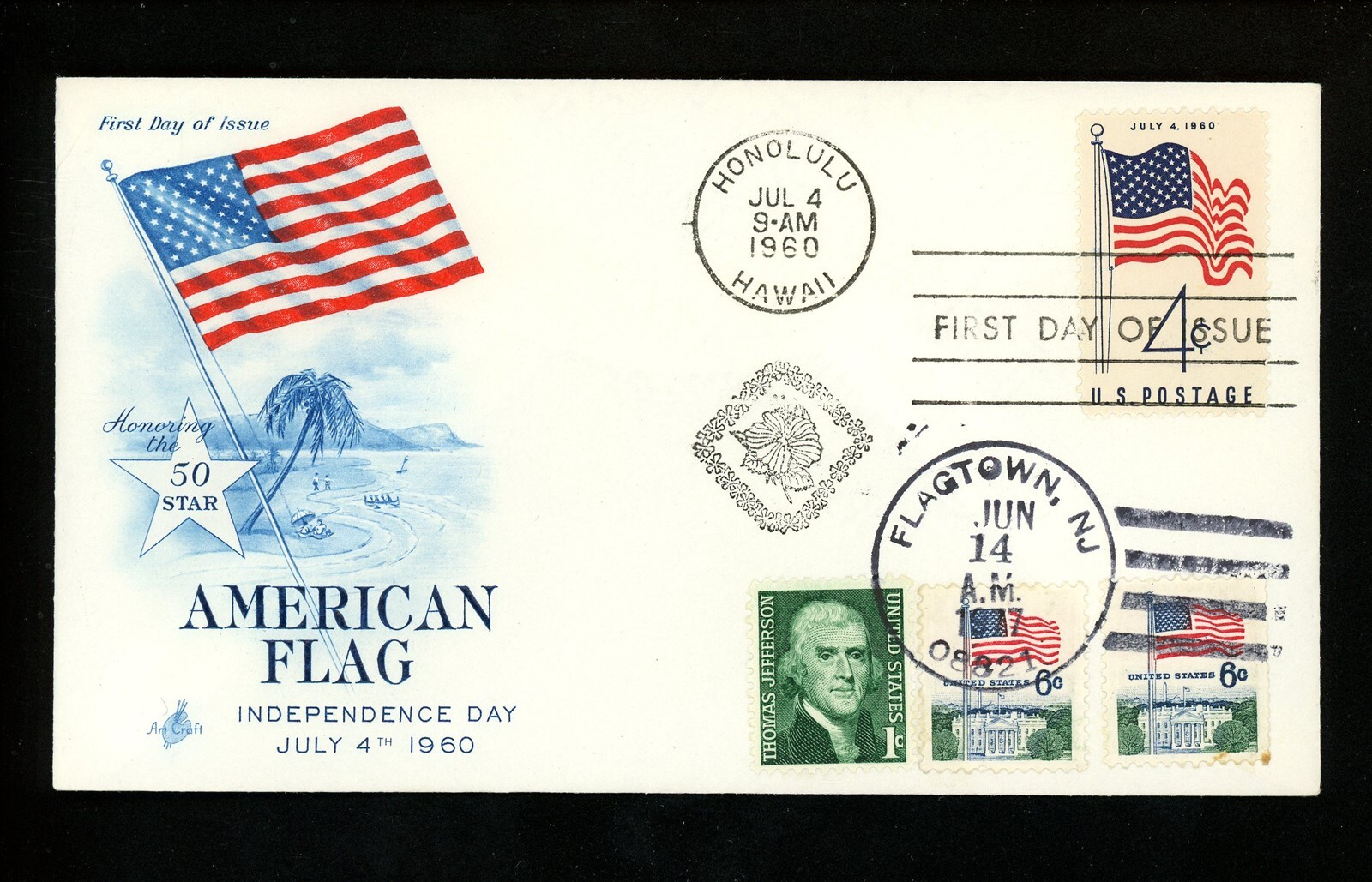 JONES RIDER-Black2 “US Flag” Serapis flag John exclusive Paul